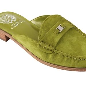 Vince Camuto Green Suede Loafers